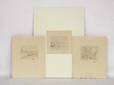 MARQUET, Albert1875-1947Ansichten von VenedigRadierungen, signiert unten rechts, 10 x 11,5 cm (