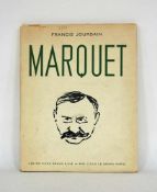 MARQUET, Albert1875-1947MarquetSonderband von Francis Jouvdain, Paris 1948, 16 Lithographien, im