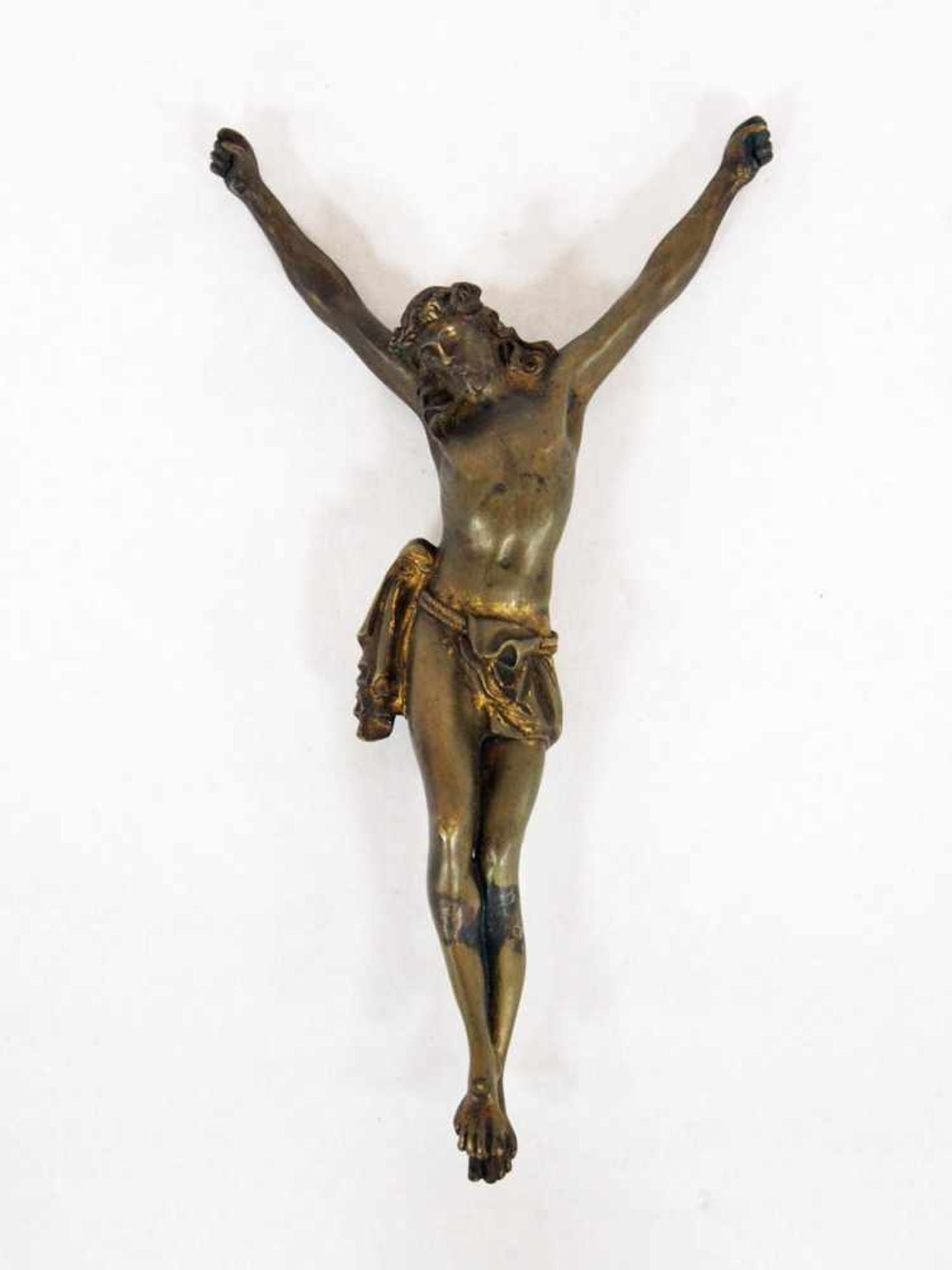 Corpus Christi, Deutsch, um 1800Bronze, Vollguss, Reste von Vergoldung, Höhe 23 cm