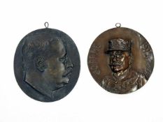 GOFFIN, F.tätig um 1900Joseph JaffrePlakette, Bronze, signiert und datiert 1914, Durchmesser 21,5