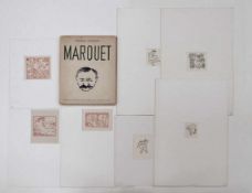 MAILLOL, Aristide1861-19448 Holzstichebis zu 32 x 23 cm; beigelegt Albert Marquet, Sonderband von