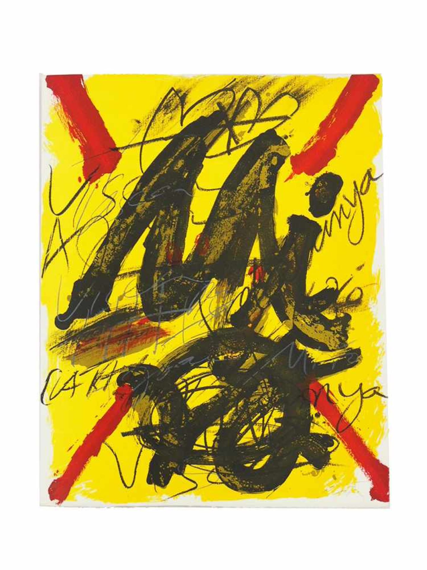 TAPIÈS, Antoni1923-2012L'éMIRAUx MIROirsFarblithographie, signiert unten rechts, 50 x 40 cm**) Bei