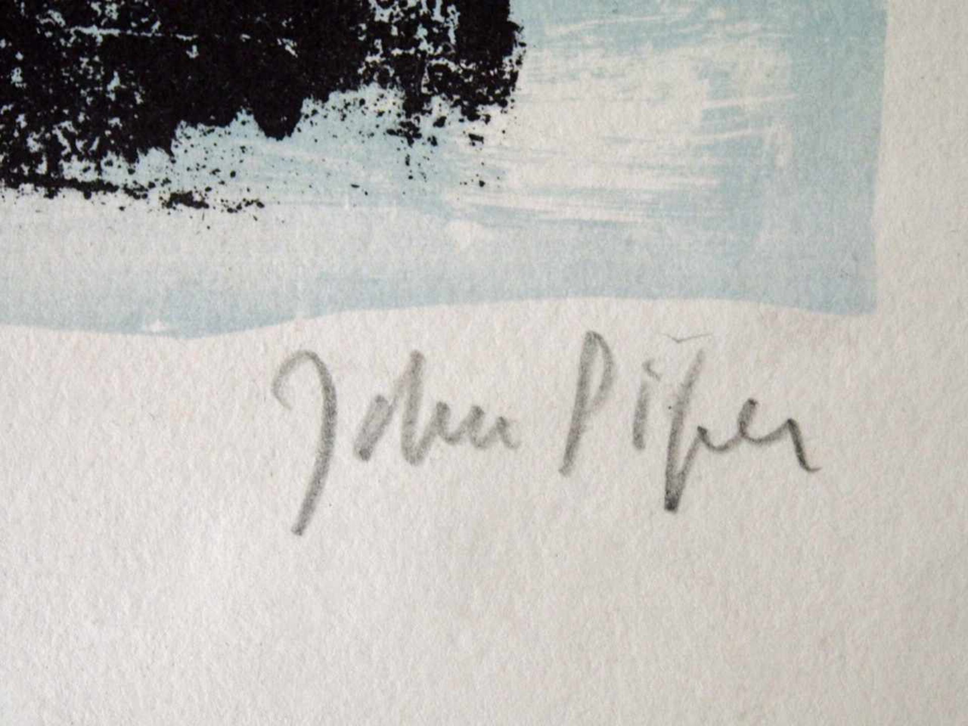 PIPER, John1903-1992Ohne TitelFarblithographie, signiert unten rechts, nummeriert 18/70, 81,5 x 59 - Bild 2 aus 2