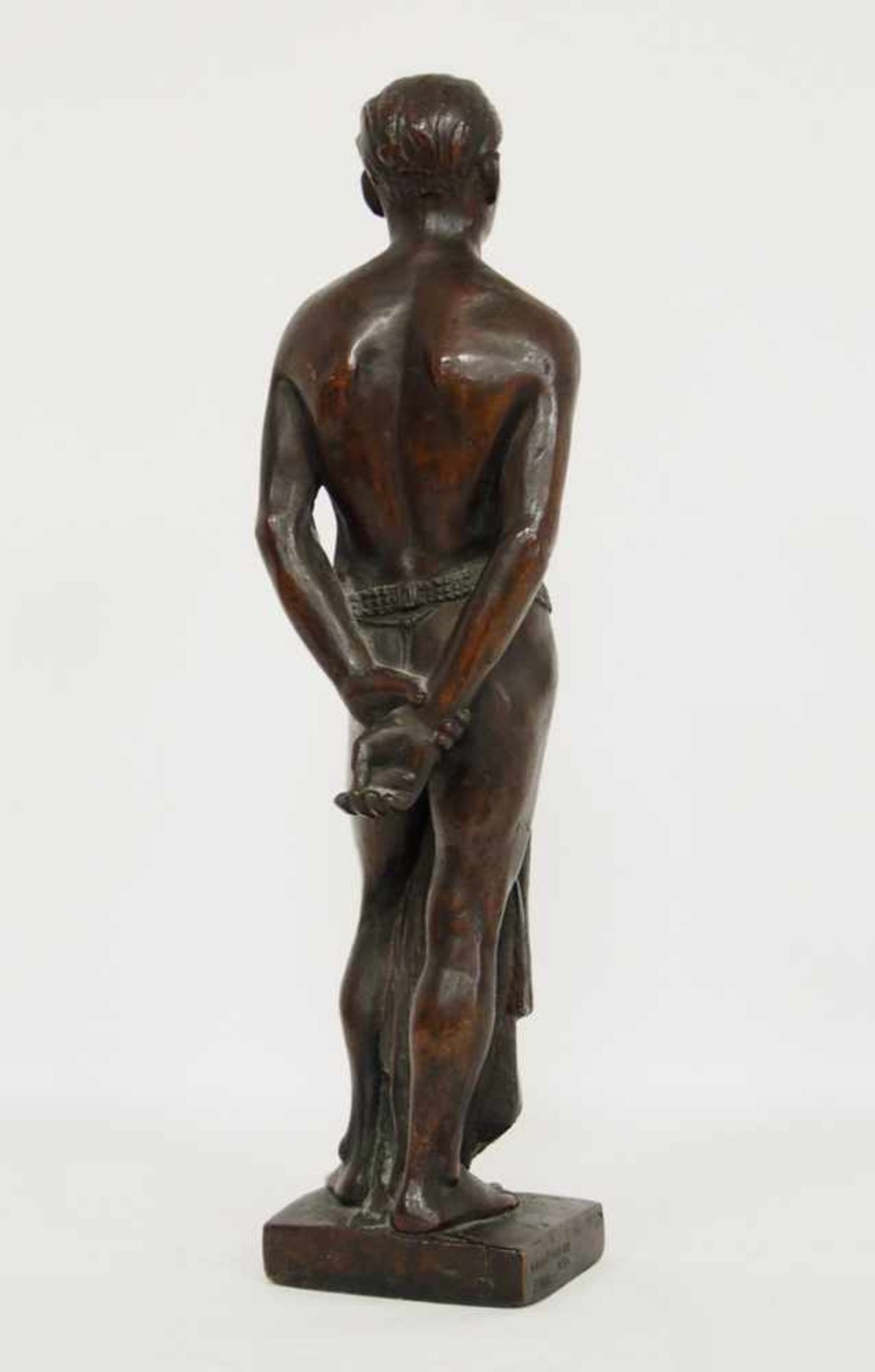 KARMAKAR, V.P.1891-1966InderBronze, signiert und datiert 1934 sowie bezeichnet "Bombay" auf der - Bild 3 aus 3