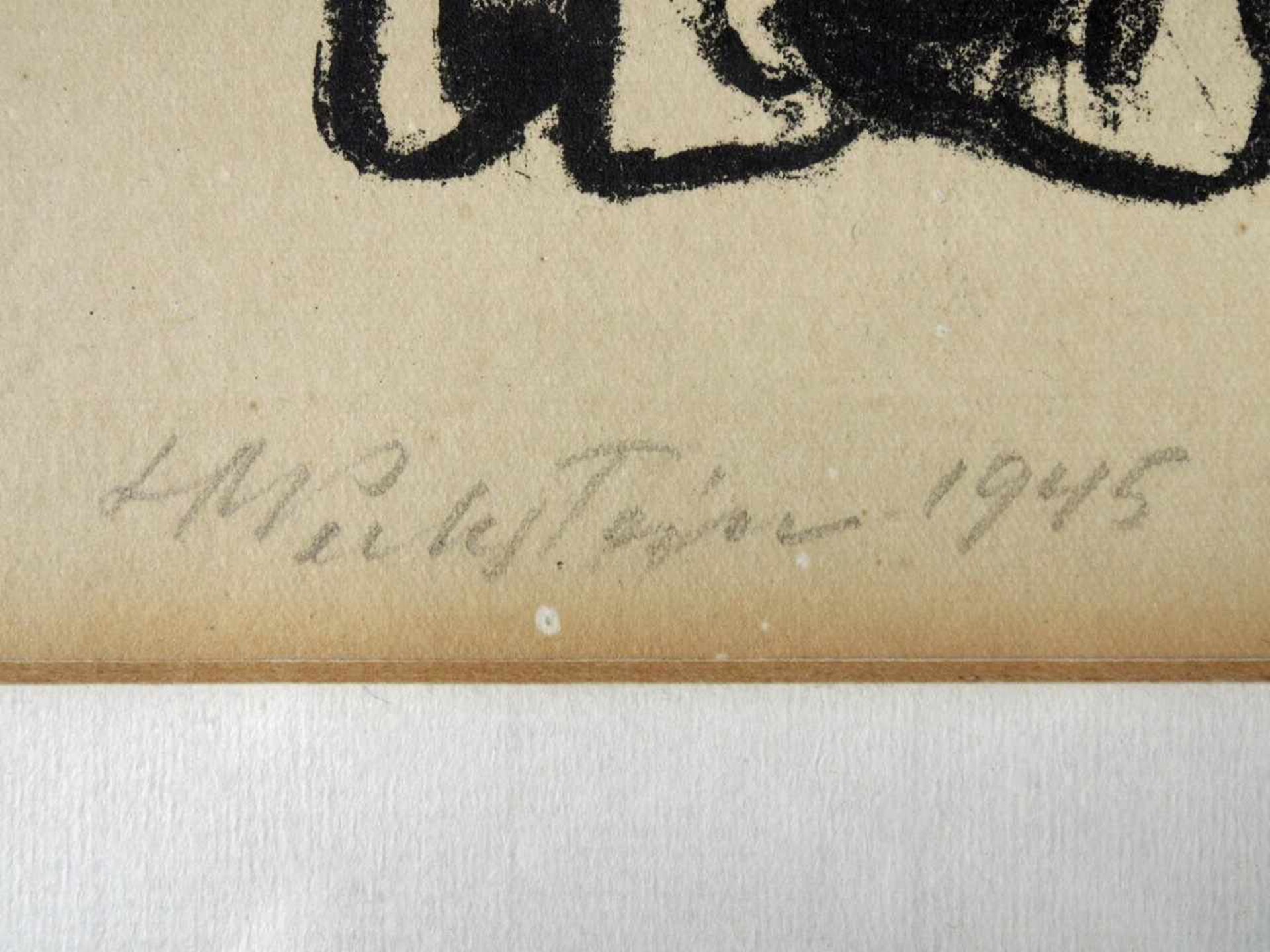 PECHSTEIN, Max1881-1955Italienerinnen am BrunnenLithographie, signiert und datiert 1945 unten links, - Bild 3 aus 3