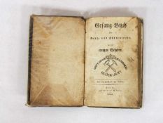 Gesang=Buch für Berg= und Hüttenleute nebst einigen GebetenHalle 1832 (Papiereinband der Zeit)