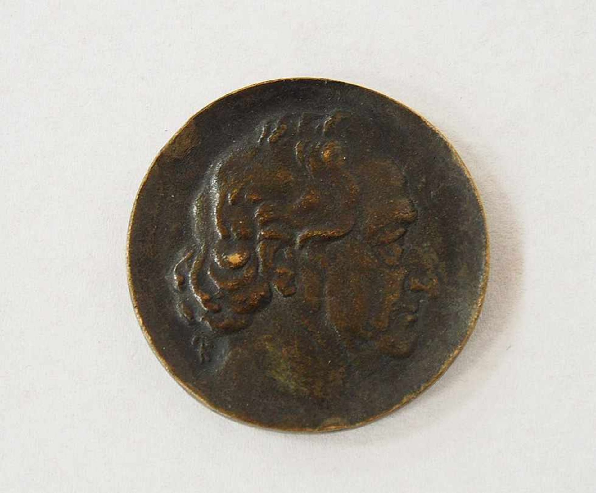 Goethe-Medaille von 1949Bronze, Durchmesser 5,2 cm, in Originalbox- - -25.00 % buyer's premium on - Bild 3 aus 3
