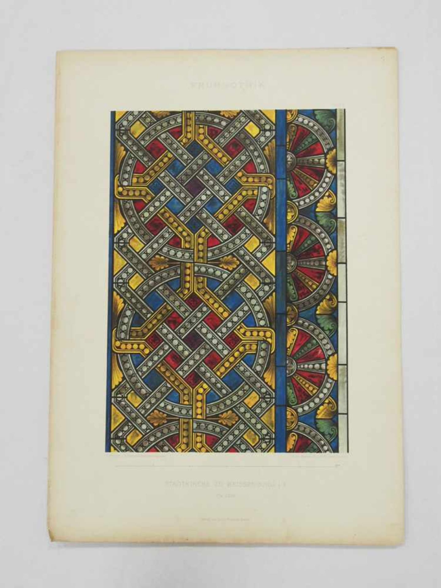 SCHÄFER, C. / ROSSTEUSCHER, A.Ornamentale Glasmalereien des Mittelalters und der RenaissanceBerlin - Image 3 of 4