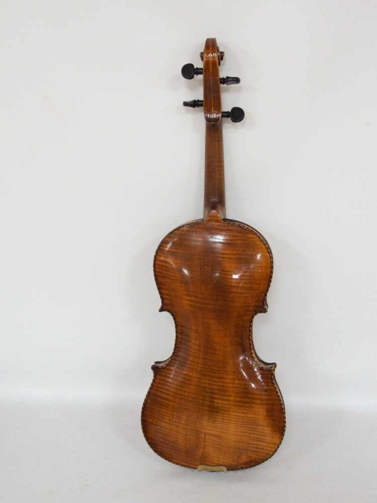 ViolineFichte (Decke), Ahorn (Zargen und Boden), Kopie nach Stradivari, Deutsch 19. Jahrhundert, - Bild 3 aus 6
