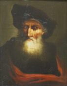 DEUTSCHER MEISTER18. Jh.Porträt eines alten MannesÖl auf Holz, 32 x 24 cm, Rahmen- - -25.00 %