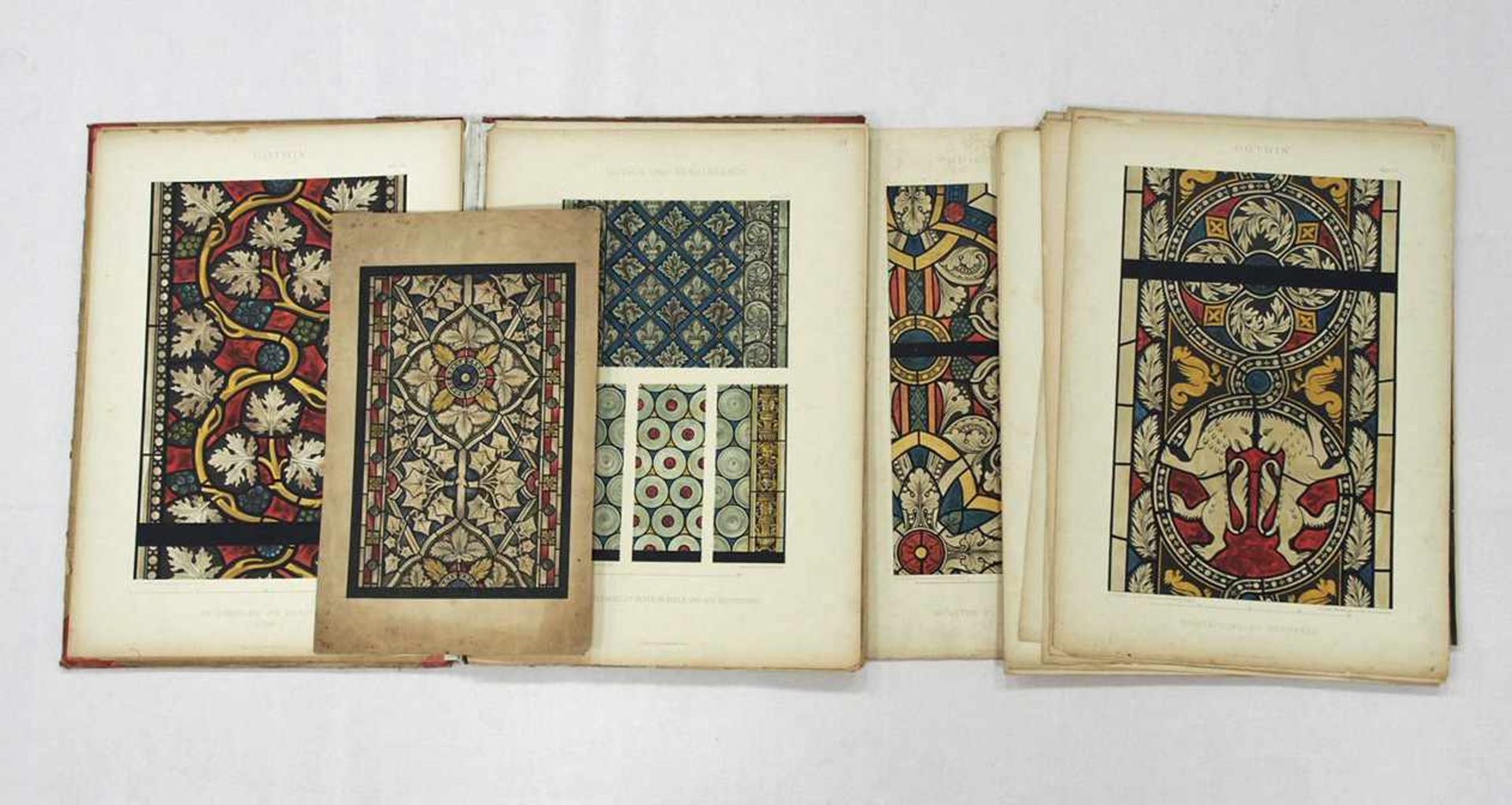 SCHÄFER, C. / ROSSTEUSCHER, A.Ornamentale Glasmalereien des Mittelalters und der RenaissanceBerlin - Image 2 of 4