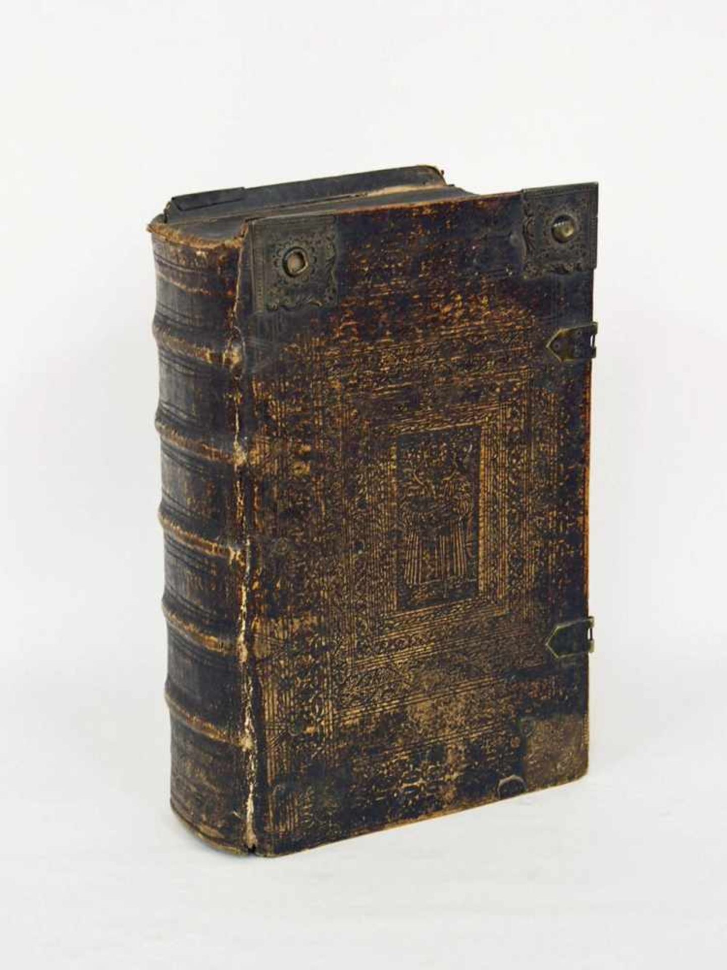 Biblia - Das ist Die gantze Heilige Schrift....Nürnberg 1710 (Vorsatzblatt und Titel beschädigt,