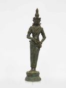 BuddhaThailand, wohl 19. Jh., Bronze, Höhe 30 cm- - -25.00 % buyer's premium on the hammer price,