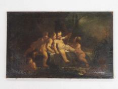 ITALIENISCHER MEISTERUM 1700Angelnde PuttenÖl auf Leinwand, altdoubliert, 40 x 65 cm- - -25.00 %