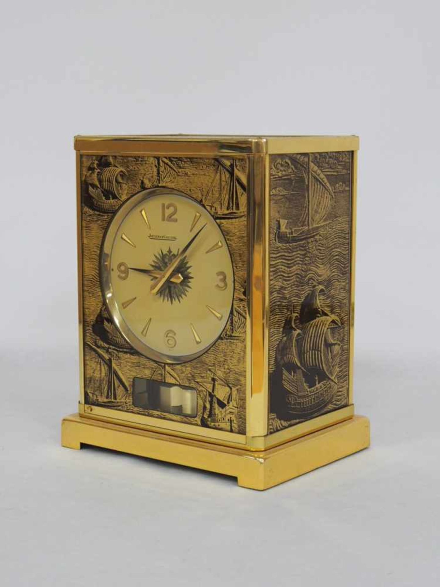 PenduleJaeger-Le Coultre, Atmos, 22 x 16,5 x 14 cm, Uhrwerk läuft nicht, Reparaturanleitung liegt - Bild 2 aus 2