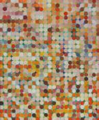 WILKES, Günter*1937Komposition aus FarbpunktenÖl auf Leinwand, verso signiert, 60 x 50 cm, Rahmen- -