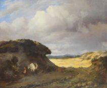 TAVENRAAT, Johannes1809-1881Stilles Gedenken in einer DünenlandschaftÖl auf Leinwand, signiert und