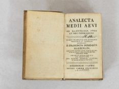 HÄBERLIN, Franz DominikusAnalecta medii aevi ad illustranda iura et res germanicasNürnberg 1764 (