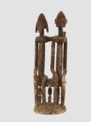 AhnenpaarHolz, geschnitzt, Dogon, Mali 1. Hälfte 20. Jahrhundert, Höhe 87 cm (Sammlung,