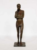 OTTE, Valerie*1977Stehende FrauBronze, auf der Plinthe signiert und nummeriert 6/99, Edition ars