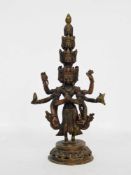 BuddhaBronze, Tibet 19. Jahrhundert, Höhe 32 cm- - -25.00 % buyer's premium on the hammer price, VAT