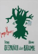 BEUYS, Joseph / BLUME, Johannes Bernhard1921-1986 / 1937-2011Gespräch über BäumeSchablonentechnik in