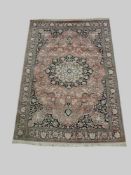 Teppich, Seide, Kashmir, 270 x 188 cm, Zustand B- - -25.00 % buyer's premium on the hammer price,