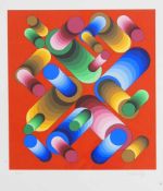 VASARELY, Victor1906-1997Ohne TitelFarbsiebdruck, signiert unten rechts, nummeriert 96/99 unten