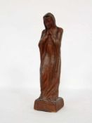 GRYGO, Georg1902-1969MadonnaTerrakotta, signiert, Höhe 36 cm- - -25.00 % buyer's premium on the