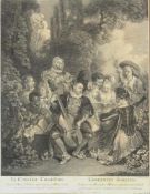 BENOIT, Audran1698-1772KonzertKupferstich (nach Watteau), 44 x 33 cm, gerahmt unter Glas und