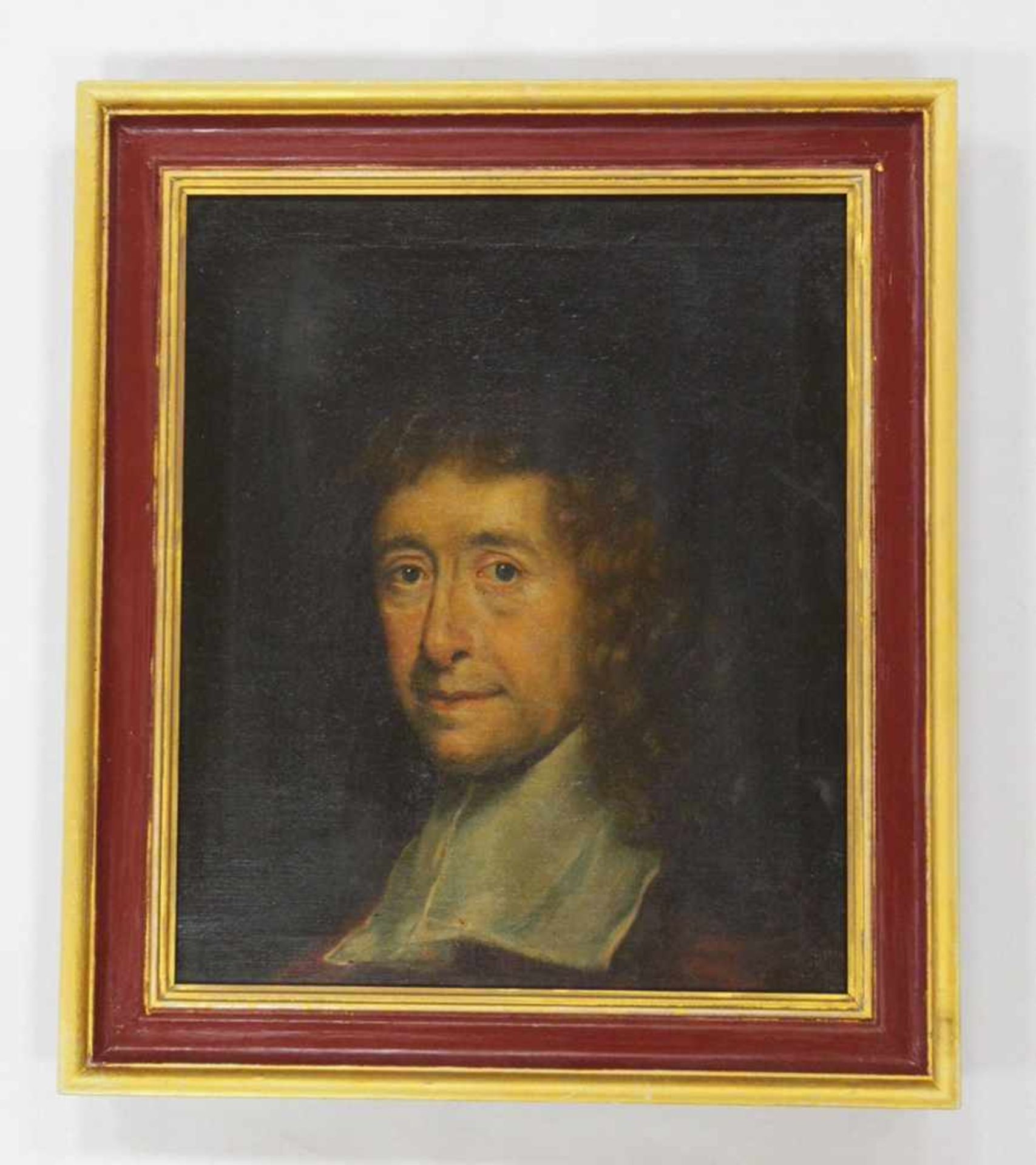 MIGNARD, Pierre1612-1695Porträt eines Prälatenzugeschrieben, Öl auf Leinwand, 46 x 38,5 cm, - Image 2 of 2
