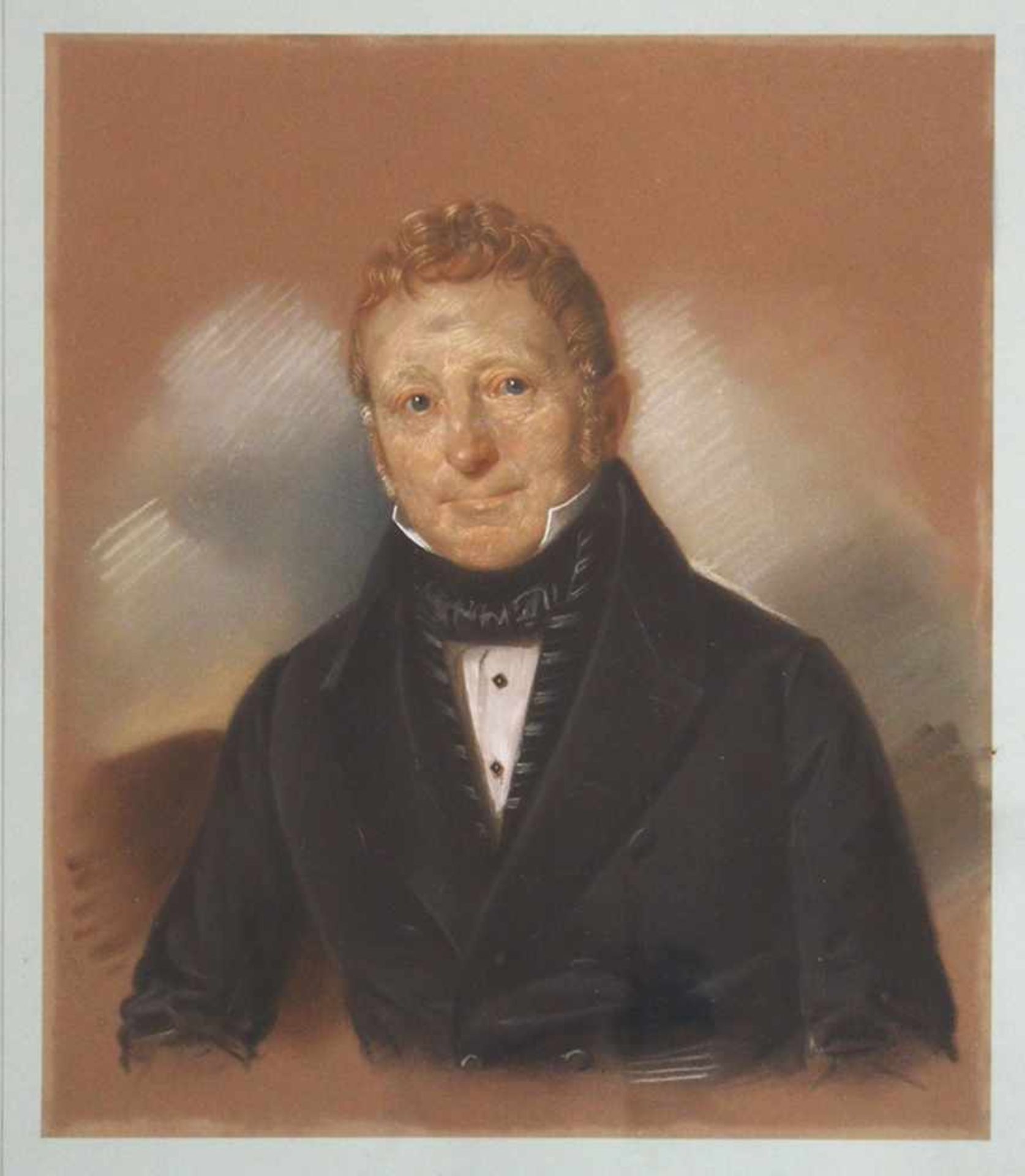 DEUTSCHER MEISTERum 1810Porträt des Kaufmanns Christian Siegfried Gruner aus OsnabrückPastell auf
