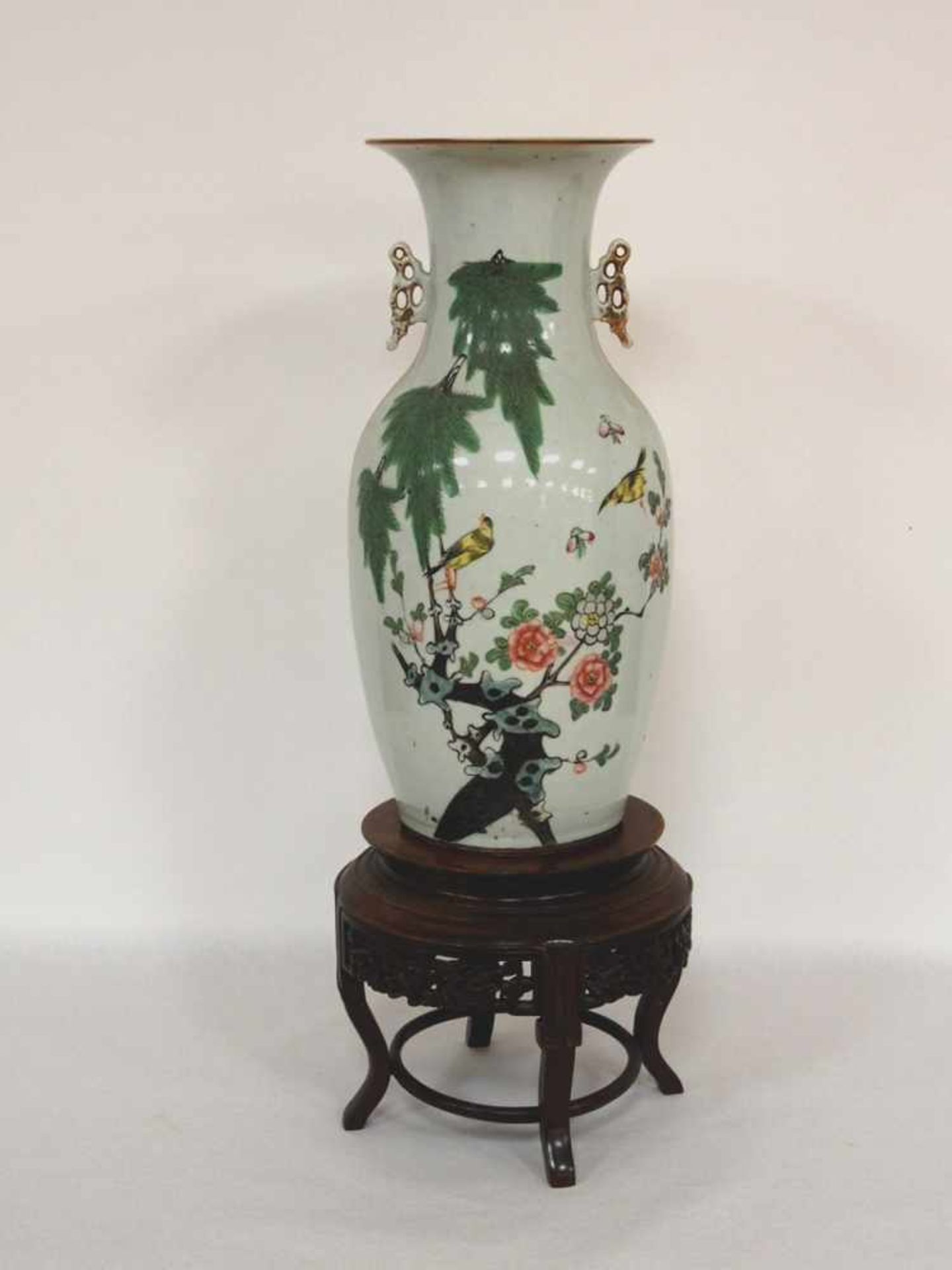 VasePorzellan, China, um 1920, Höhe 43 cm- - -25.00 % buyer's premium on the hammer price, VAT