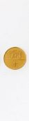 Goldmedaille 1972Auf die Spiele der XX. Olympiade in München. Ø 2,5 cm. GG, 900. 7,1 g.