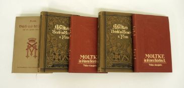 Helmuth von MoltkeKonvolut von 5 Bd.n mit seinen Briefen: Briefe aus der Türkei aus den Jahren