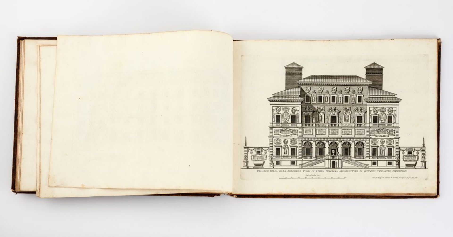 Nuovi Disegni dell'ArchitettureE Piante de Palazzi di Roma (...). Von Battista Falda. Rom, de Rossi,