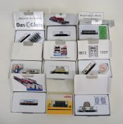 Neun Märklin Sondermodelle"Dankeschön"-Editionen, jew. im Karton.