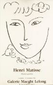 Matisse, Henri1869 Cateau-Cambrésis - 1954 Nizza. Lithogr. "Henri Matisse Oeuvre gravées. Galerie