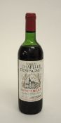 1 Fl. Chateau Chapelle Despagnet 1973Saint-Emilion. (Füllh.: Mittlere Schulter).