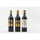 Drei Bordeaux-Weine2 Fl. Chateau Batailley (1998, 2002) Pauillac Grand Cru Classé, 1 Fl. Chateau