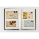 PostkartenalbumMit gelaufenen Postkarten (34 St.) und Couverts (8 St.) Deutsches Reich von 1900