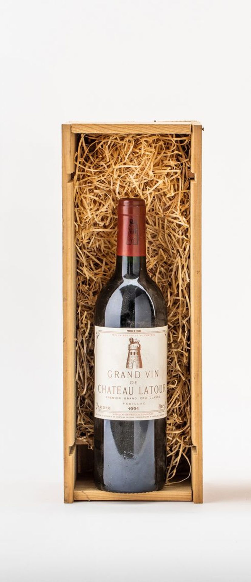 1 Fl. Grand Vin de Chateau Latour 1991Pauillac. Premier Grand Cru Classé. (Oberstes Füllniveau).