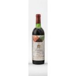 1 Fl. Chateau Mouton Rothschild 1979Pauillac. (Füllh.: Obere Schulter).