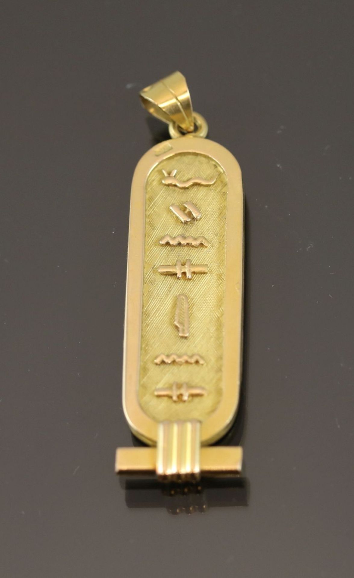 Ägyptischer-Anhänger, 900 Gold15,9 Gramm Länge: 6 cm