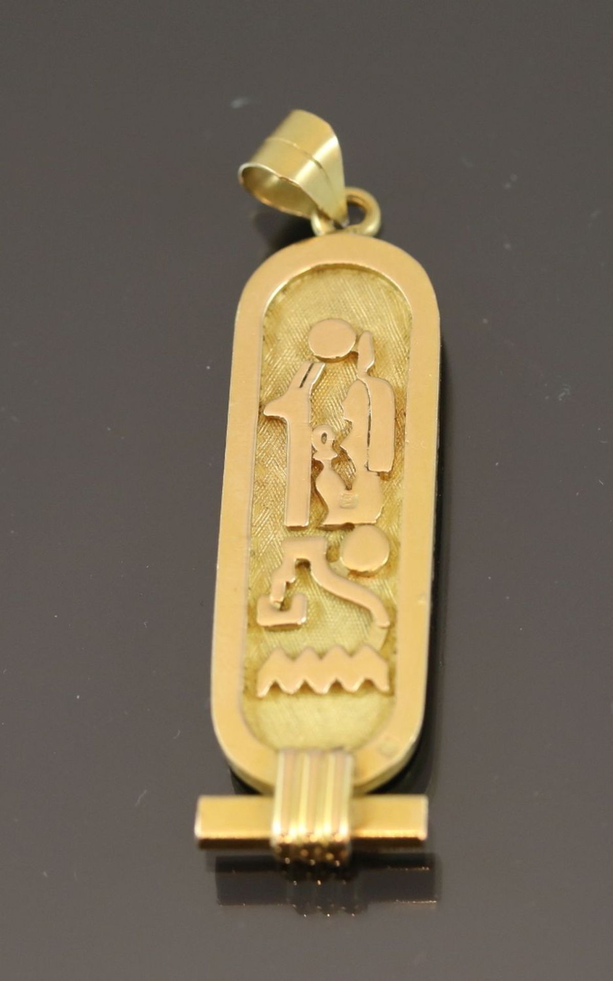 Ägyptischer-Anhänger, 900 Gold15,9 Gramm Länge: 6 cm - Bild 2 aus 4