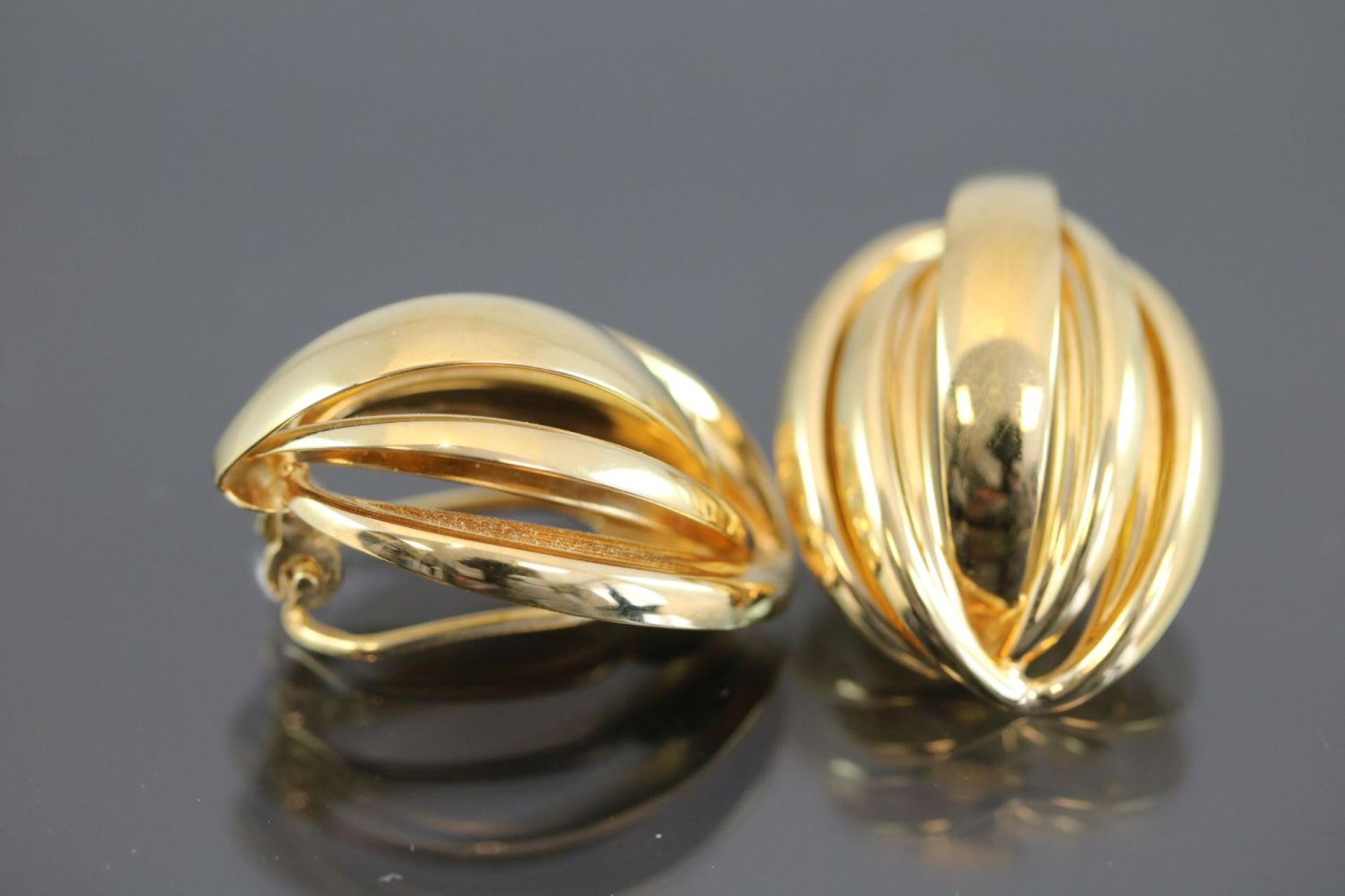 Ohrclips, 333 Gelbgold8,4 Gramm Zustand: Neu-Nachlass JuwelierSchätzpreis: 300,- Artikelnummer/ - Bild 3 aus 3