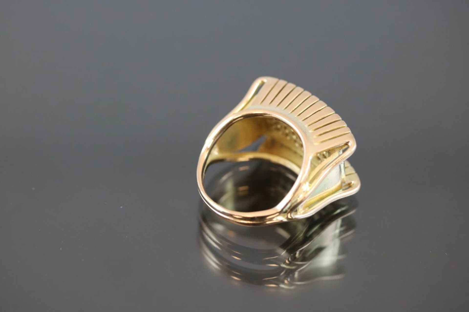 Diamant-Ring, 585 Gold12,25 Gramm 27 Diamanten, 0,50 ct., w/p1. Ringgröße: 55Schätzpreis: 1600,- - Bild 4 aus 4