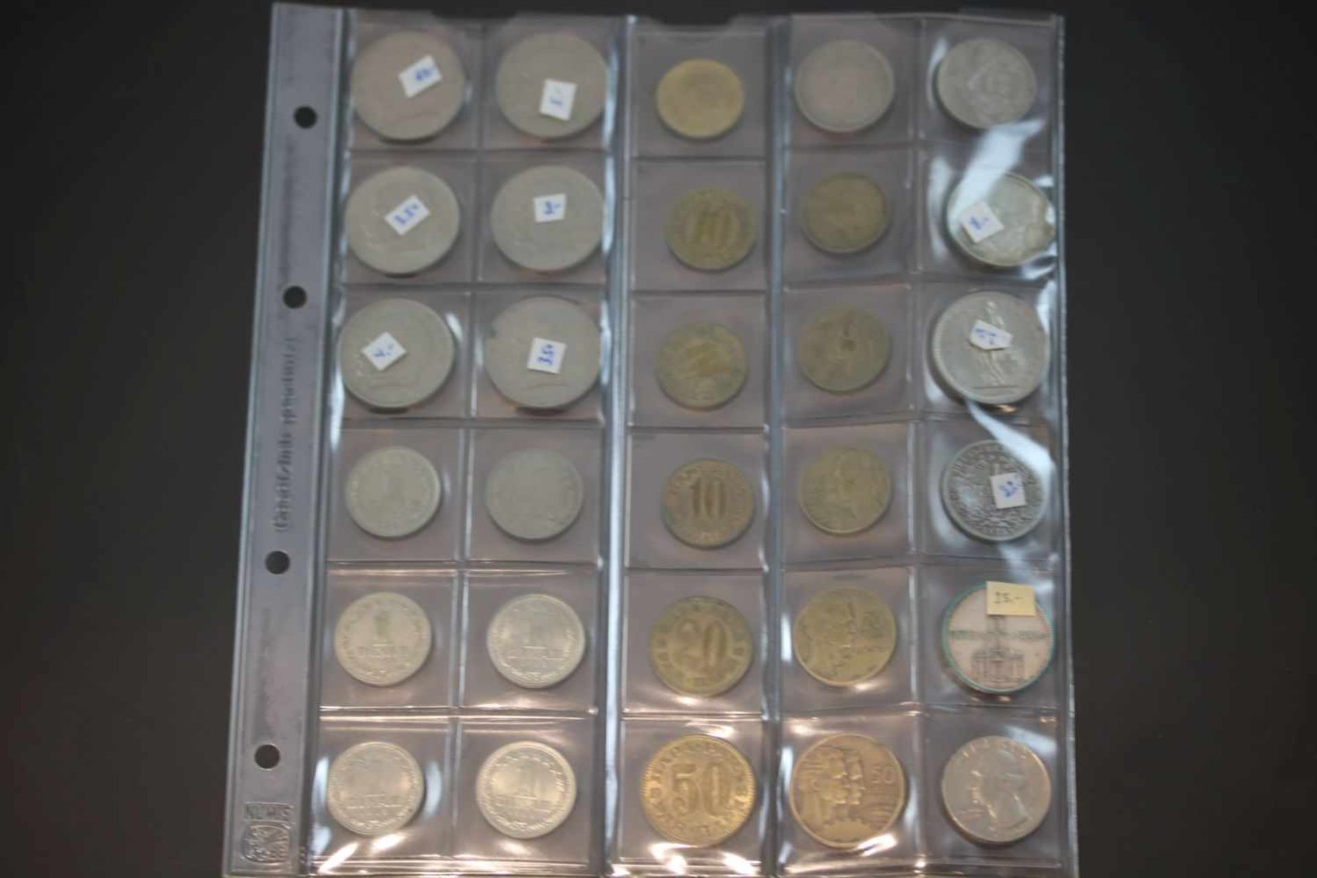Münz-Konvolut30 Münzen diverser Währungen und Jahrgänge.- - -25.00 % buyer's premium on the hammer