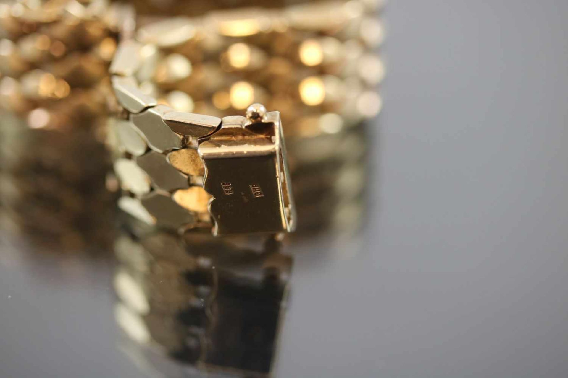 Armband, 585 Gold33,4 Gramm Breite: 1,5 cm, Länge: 17,5 cm - - -25.00 % buyer's premium on the - Bild 3 aus 3