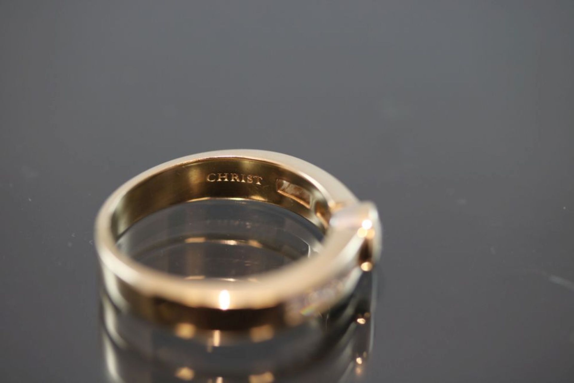 Brillant-Ring, 585 Gold7,6 Gramm 9 Brillanten, 0,60 ct., w/si. Ringgröße: 61Schätzpreis: - Bild 3 aus 3
